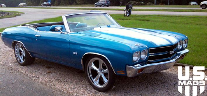 70 Chevelle with U104 20x8 and 20x9.5