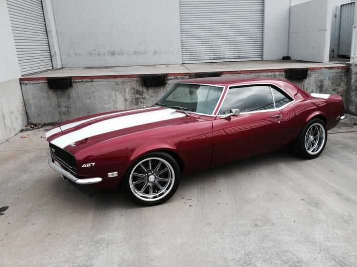 68 Camaro with 18x8 and 18x9.5 Rambler